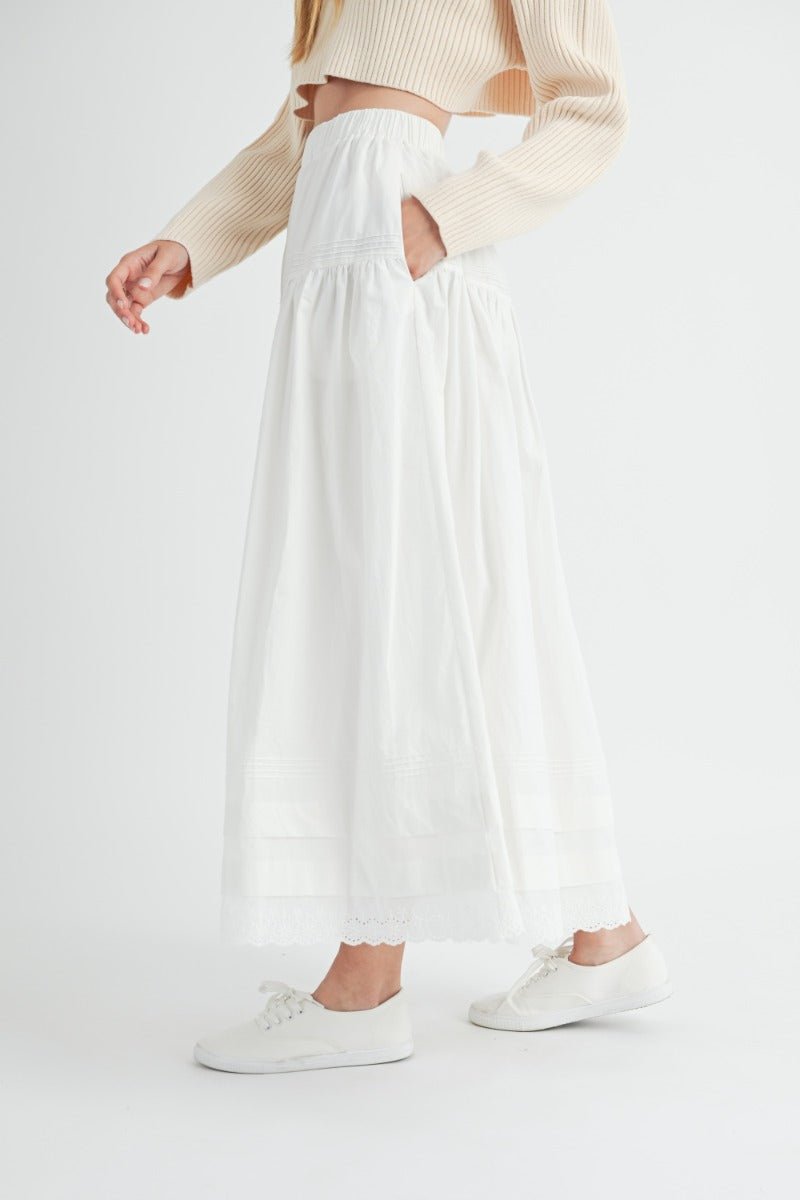 Poplin midi skirt - Sassy Inspiration