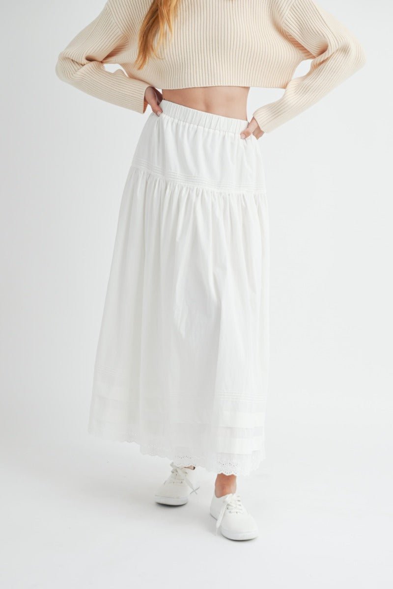 Poplin midi skirt - Sassy Inspiration