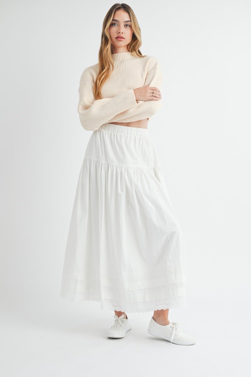 Poplin midi skirt - Sassy Inspiration