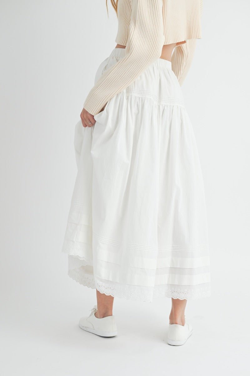 Poplin midi skirt - Sassy Inspiration