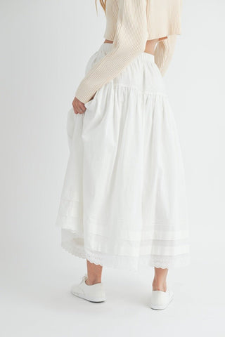Poplin midi skirt - Sassy Inspiration
