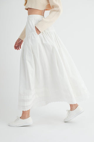 Poplin midi skirt - Sassy Inspiration