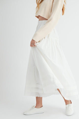 Poplin midi skirt - Sassy Inspiration