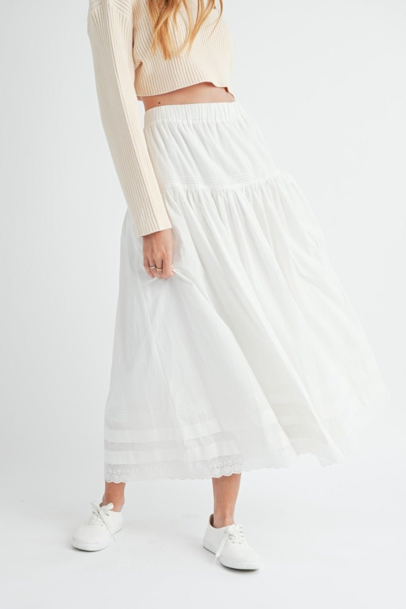 Poplin midi skirt - Sassy Inspiration