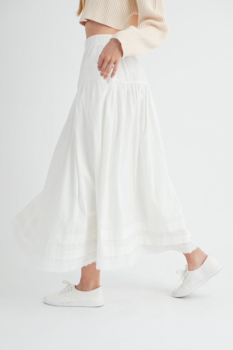 Poplin midi skirt - Sassy Inspiration