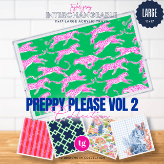 Preppy Please Vol. 2 Tray Insert Set – Set of 10 (11x17) - Sassy Inspiration