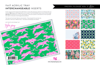 Preppy Please Vol. 2 Tray Insert Set – Set of 10 (11x17) - Sassy Inspiration
