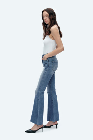 Retro Revival High Rise Flare Jeans by Bayeas - Sassy Inspiration