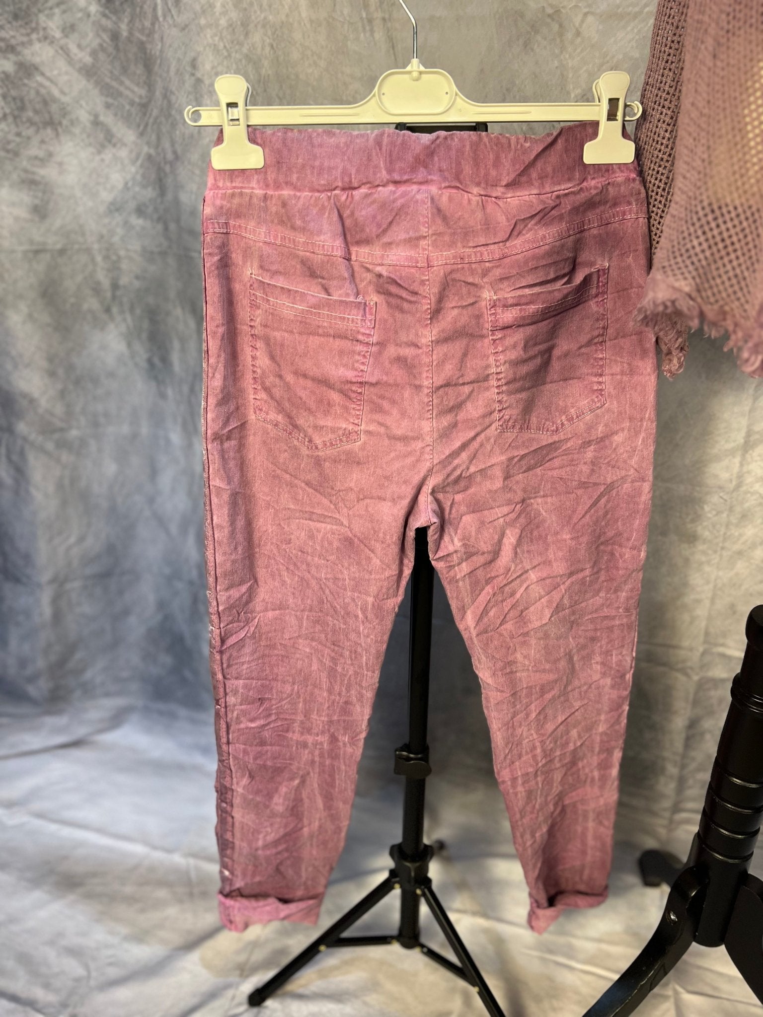 Ribbon Stretch Pant - Lilac - Sassy Inspiration