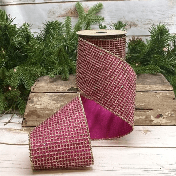 Ribbon - Taffeta glitter mesh - Sassy Inspiration