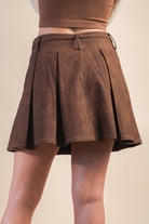 Sadie Pleated Mini Skort - Sassy Inspiration