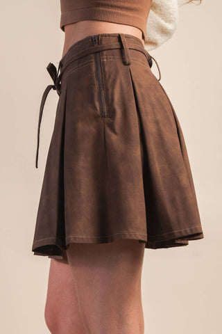 Sadie Pleated Mini Skort - Sassy Inspiration