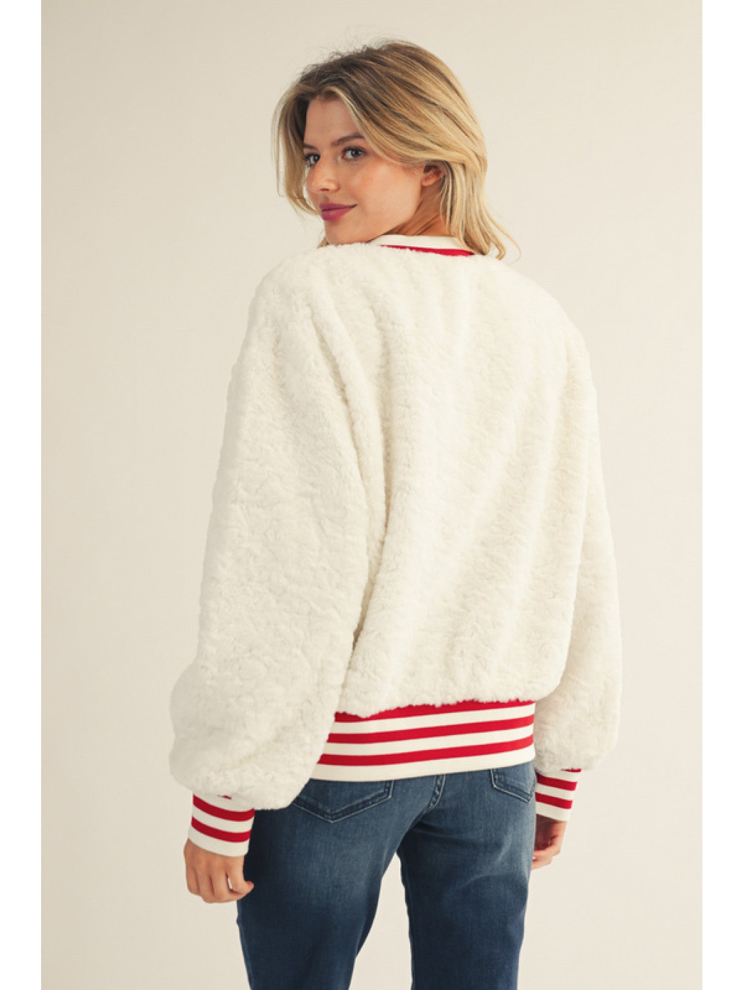 Santa Baby fuzzy sweatshirt - Sassy Inspiration