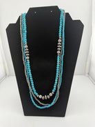 Santa Fe Sky Layered Beaded Necklace - Sassy Inspiration
