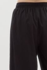 Scallop Hem Wide Leg Pant - Black - Sassy Inspiration