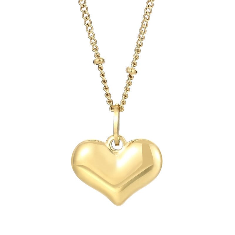 Simple Heart Necklace (Various Styles) - Sassy Inspiration