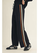 Solid Sweatpants w/ Contrast Trim - Sassy Inspiration