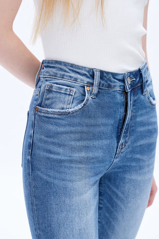Southern High - Rise Flare Denim – Southern Wash - Sassy Inspiration