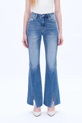 Southern High - Rise Flare Denim – Southern Wash - Sassy Inspiration