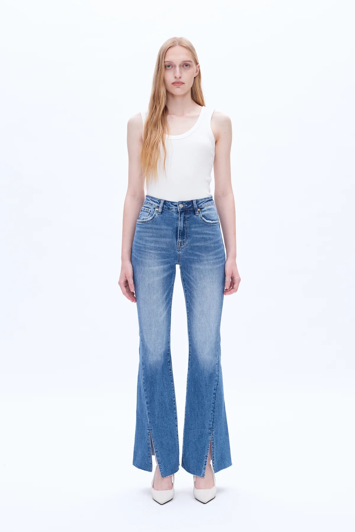 Southern High - Rise Flare Denim – Southern Wash - Sassy Inspiration