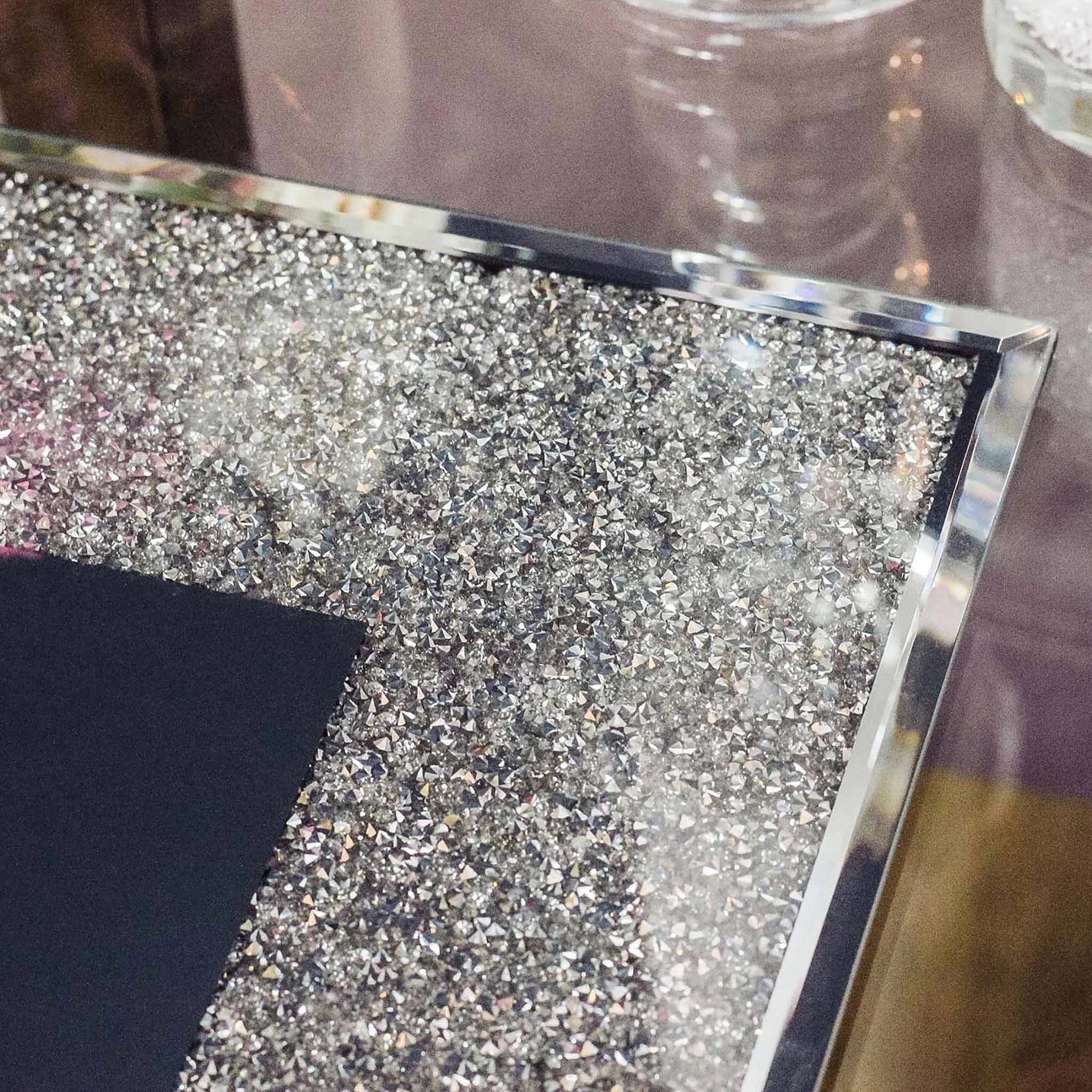 Square Crystal Filled Charger - Sassy Inspiration