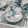 Square Crystal Filled Charger - Sassy Inspiration