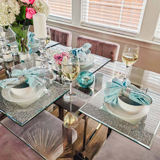 Square Crystal Filled Charger - Sassy Inspiration