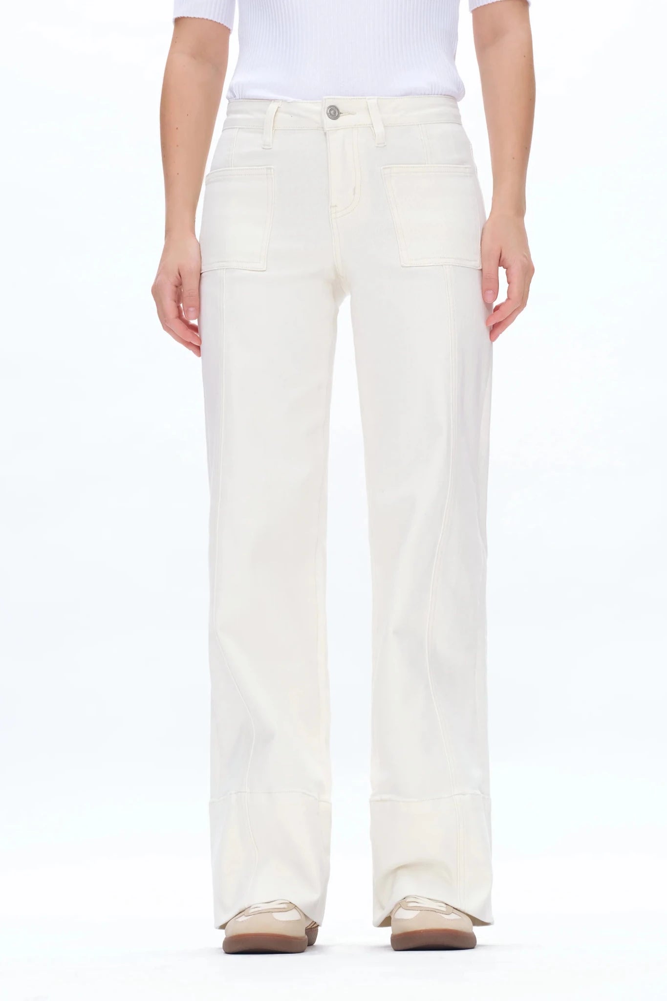 Starlight Mid - Rise Wide Leg Jeans - Sassy Inspiration