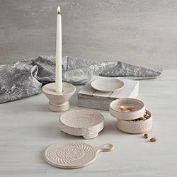 Stoneware Taper Holder - Sassy Inspiration