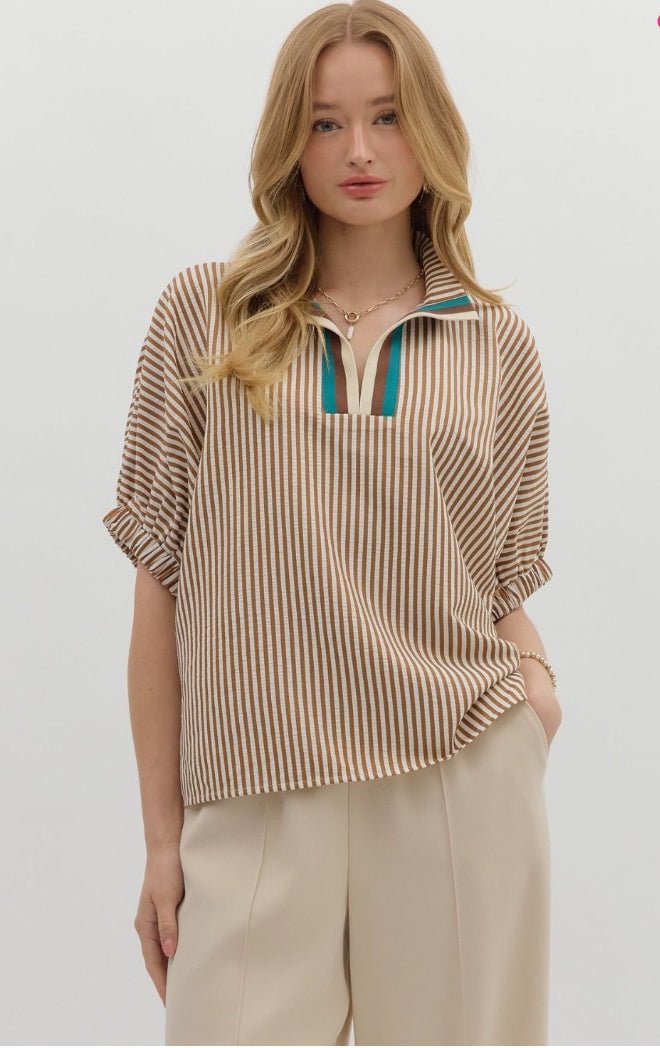 Striped Dolman Top - Sassy Inspiration