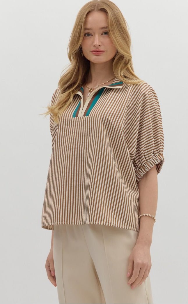 Striped Dolman Top - Sassy Inspiration