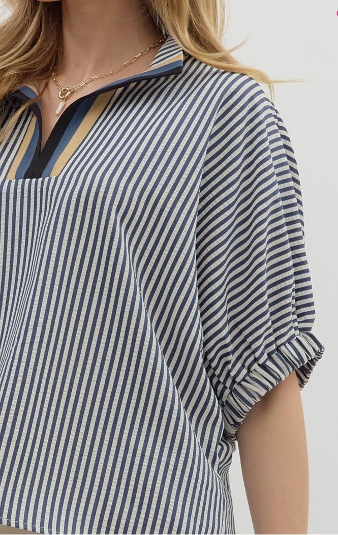 Striped Dolman Top - Sassy Inspiration