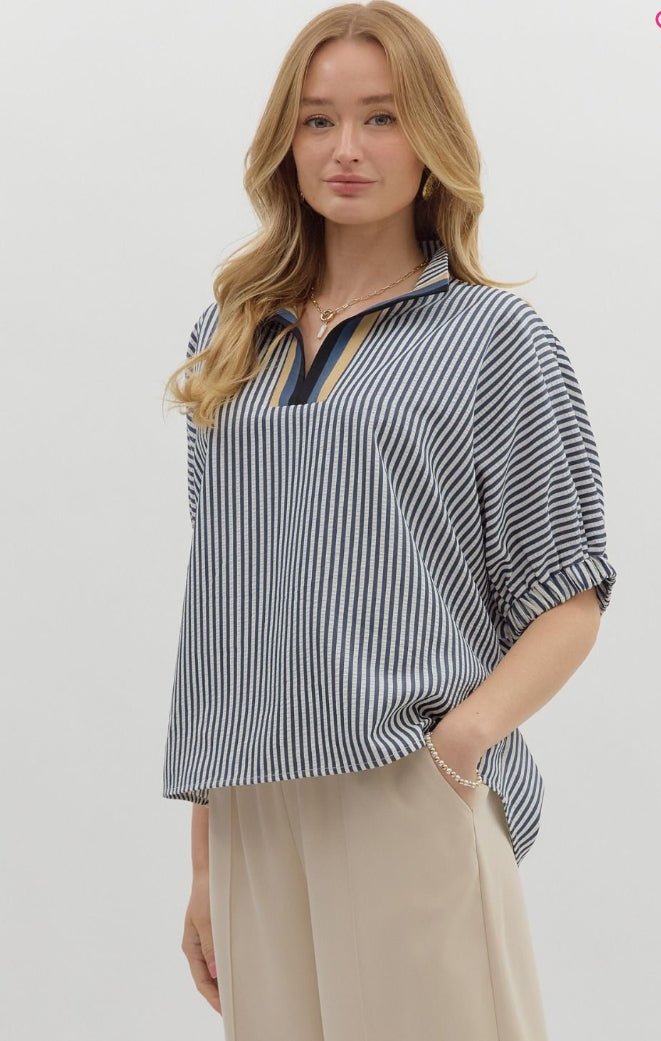 Striped Dolman Top - Sassy Inspiration