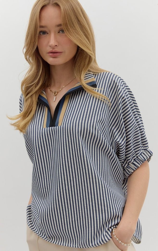 Striped Dolman Top - Sassy Inspiration