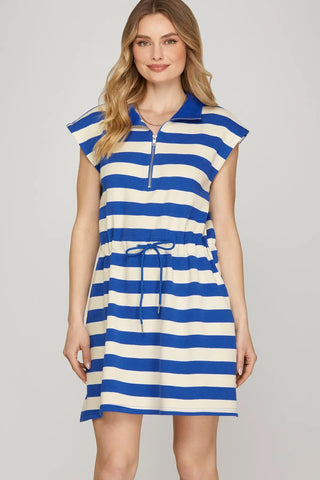 Striped Mini Dress - Sassy Inspiration