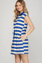 Striped Mini Dress - Sassy Inspiration