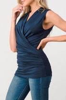 Surplice Sleeveless Top - Sassy Inspiration