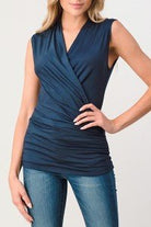 Surplice Sleeveless Top - Sassy Inspiration