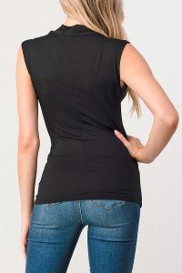 Surplice Sleeveless Top - Sassy Inspiration
