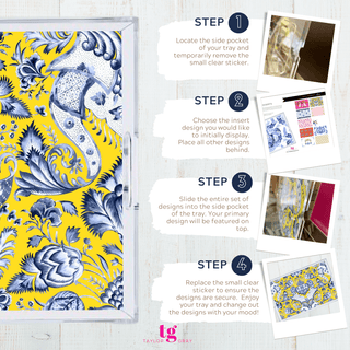 Taylor Gray Clear Interchangeable Acrylic Tray – 11x17 - Sassy Inspiration