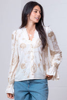 The Soft Romance Embroidered Smocked Top - Sassy Inspiration