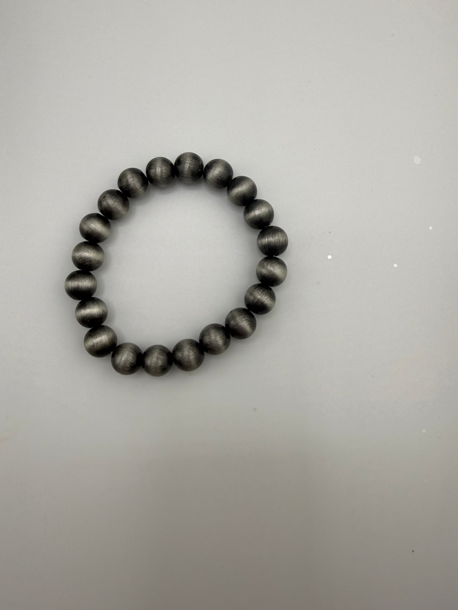 Turquoise & Silver Beaded Stretch Bracelets - Sassy Inspiration