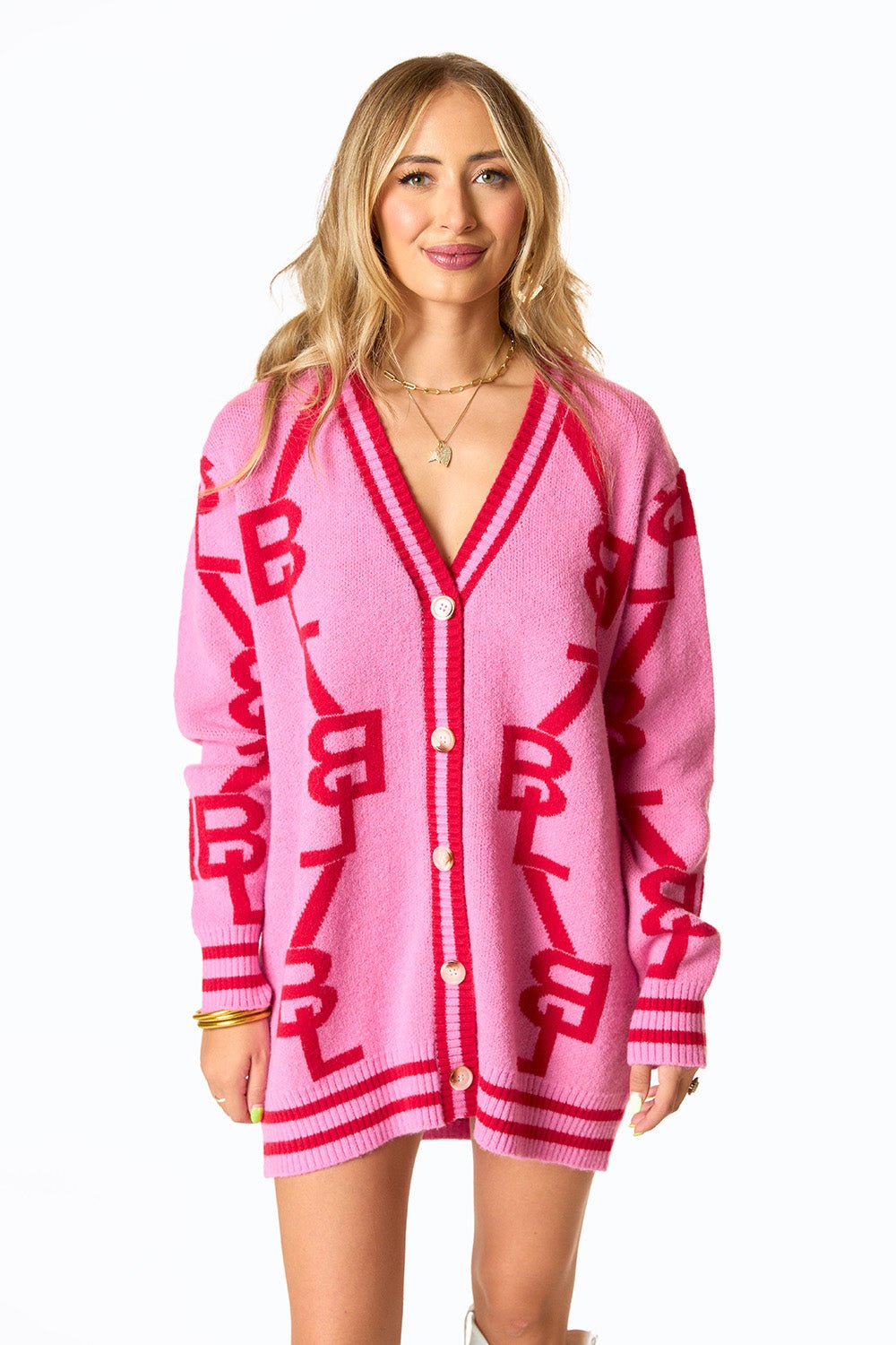 Varsity Cardigan - Lovey Dovey - Sassy Inspiration