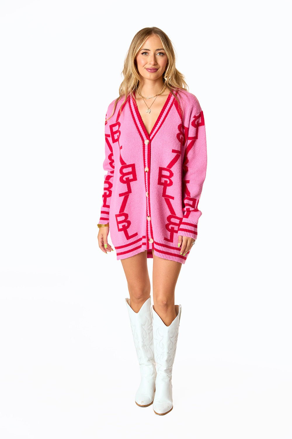 Varsity Cardigan - Lovey Dovey - Sassy Inspiration