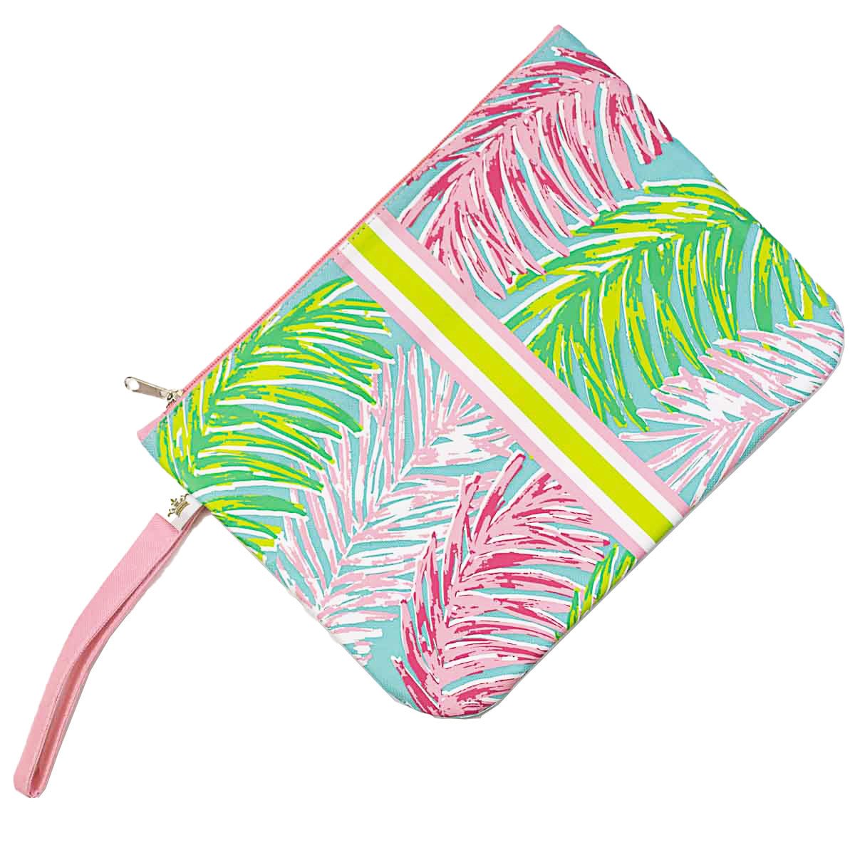 Veracruz Wet/Dry Bag in Aruba Blue/Light Pink - Sassy Inspiration