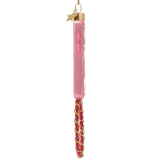 Vondels Call Me Sassy Pink Phone Glass Ornament - Sassy Inspiration