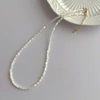 Water Droplets Shell Beaded Necklace - Sassy Inspiration