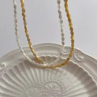 Water Droplets Shell Beaded Necklace - Sassy Inspiration