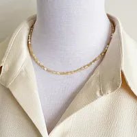 Water Droplets Shell Beaded Necklace - Sassy Inspiration