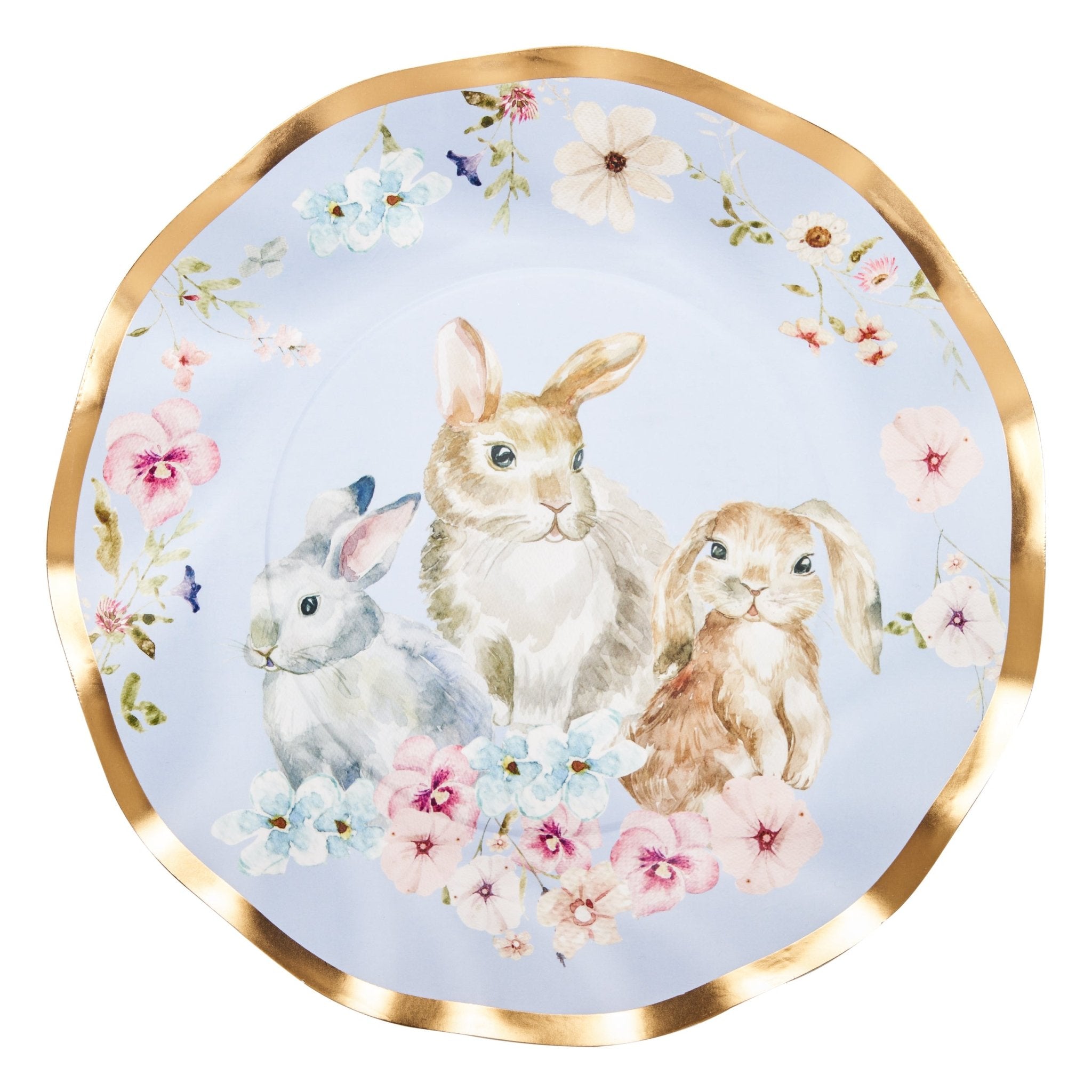 Wavy Salad Plate Charming Easter/8pkg - Sassy Inspiration